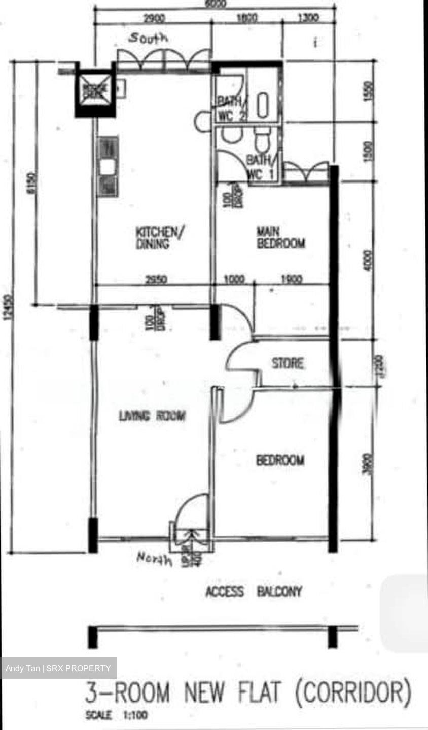 Blk 584 Ang Mo Kio Avenue 3 (Ang Mo Kio), HDB 3 Rooms #553684111